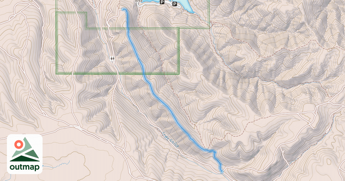 Map of Lydle Ridge