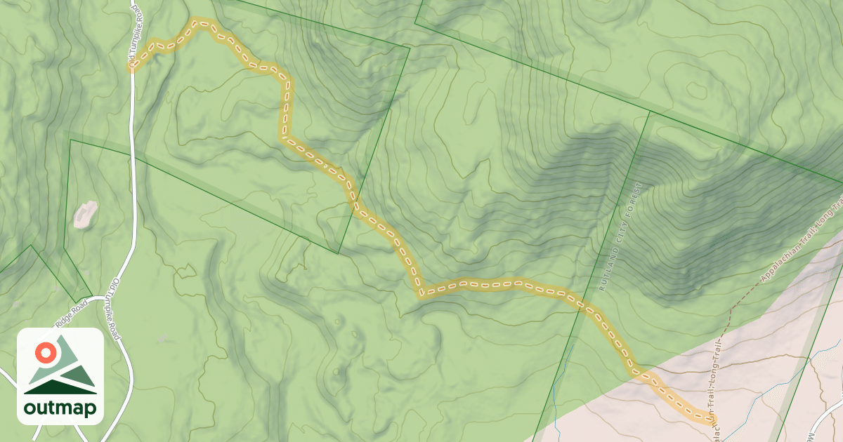 Map of Catamount Trail