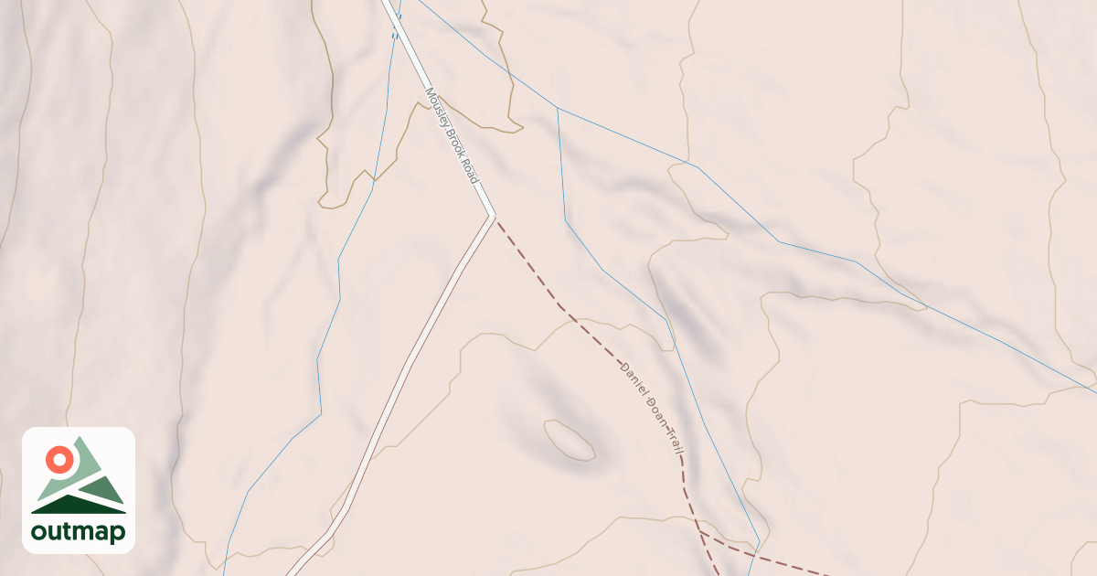 Map of Daniel Doan Trail