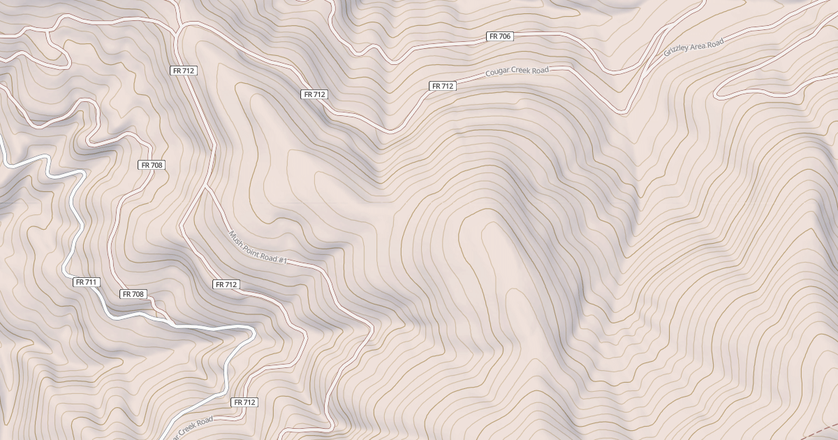 Map preview of COUGAR CREEK