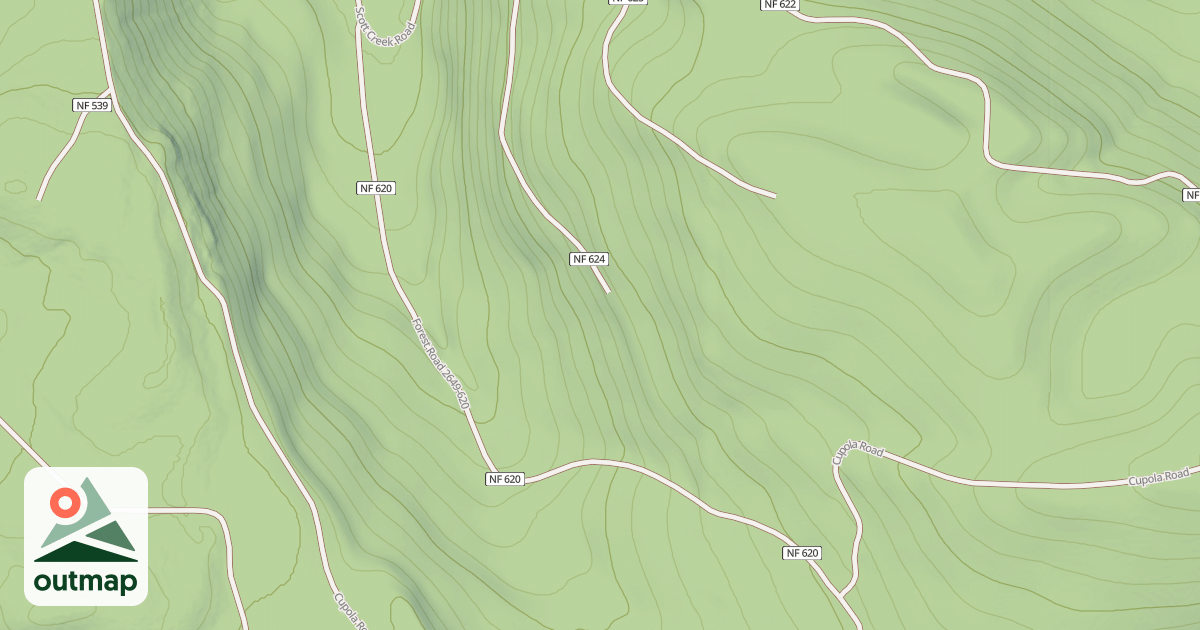Map of DICK CR.
