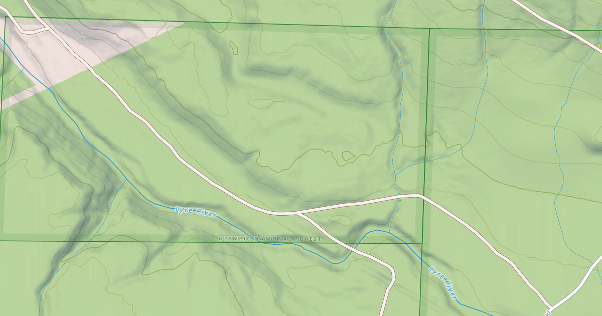 Map preview of USFS National Forest System Roads {58B070C6-6C2E-4DEB-8D49-823456BD8C8A}