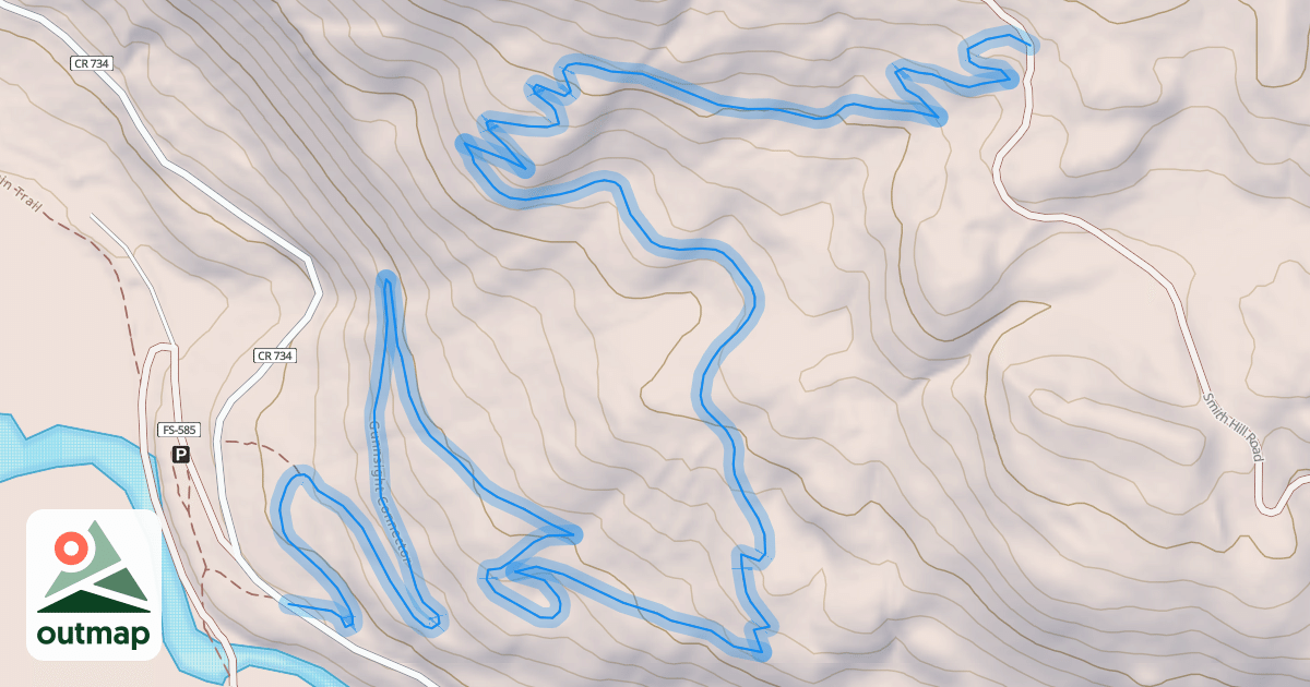 Map of Gunsight Connector