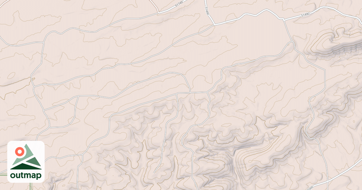 Map of USFS National Forest System Roads {B238F01C-6564-4D14-8843-B5E4942B7C7D}