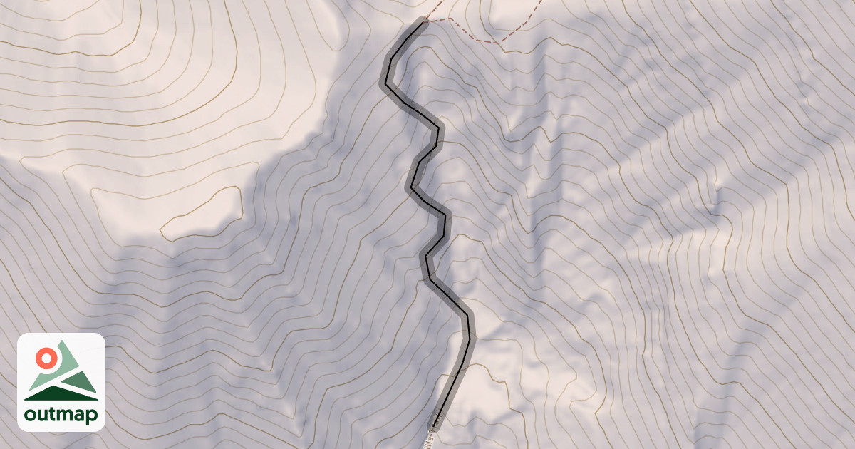 Map of Bridger Foothills Trail