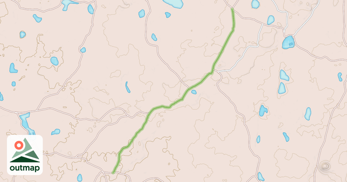 Map of Indian Service Rd. - BIA 4007