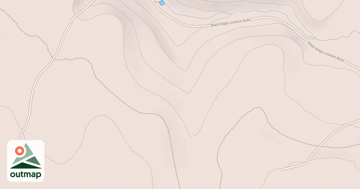 Map of BLACKS SPRING SPUR