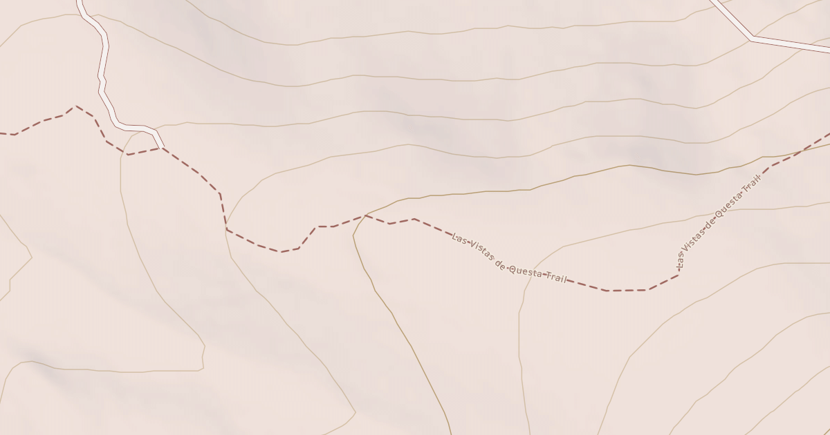 Map preview of Las Vistas De Questa Trail