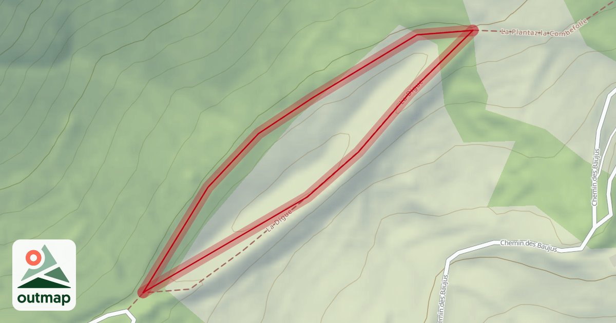 Map of La Digue