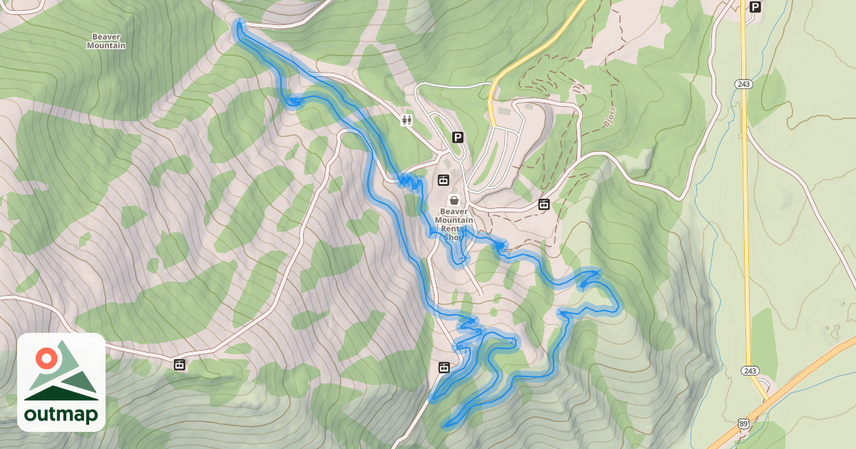 Map of Bjorr Cottonwood