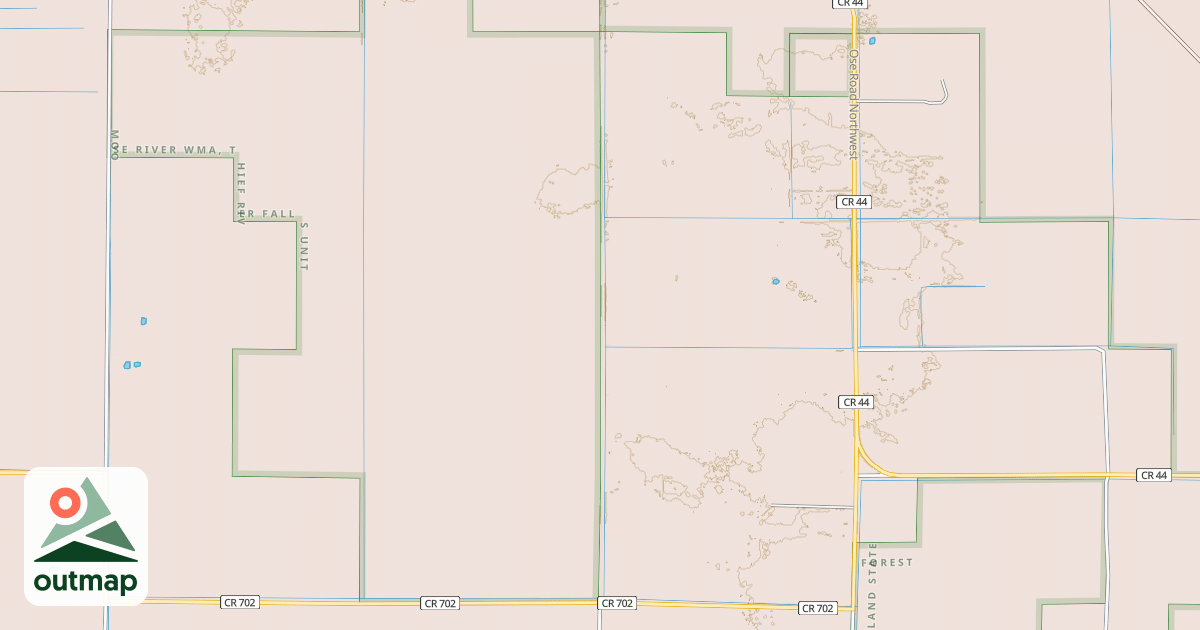 Map of Consolidated Conservation Trails