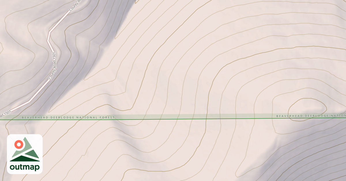 Map of PICKETT GULCH
