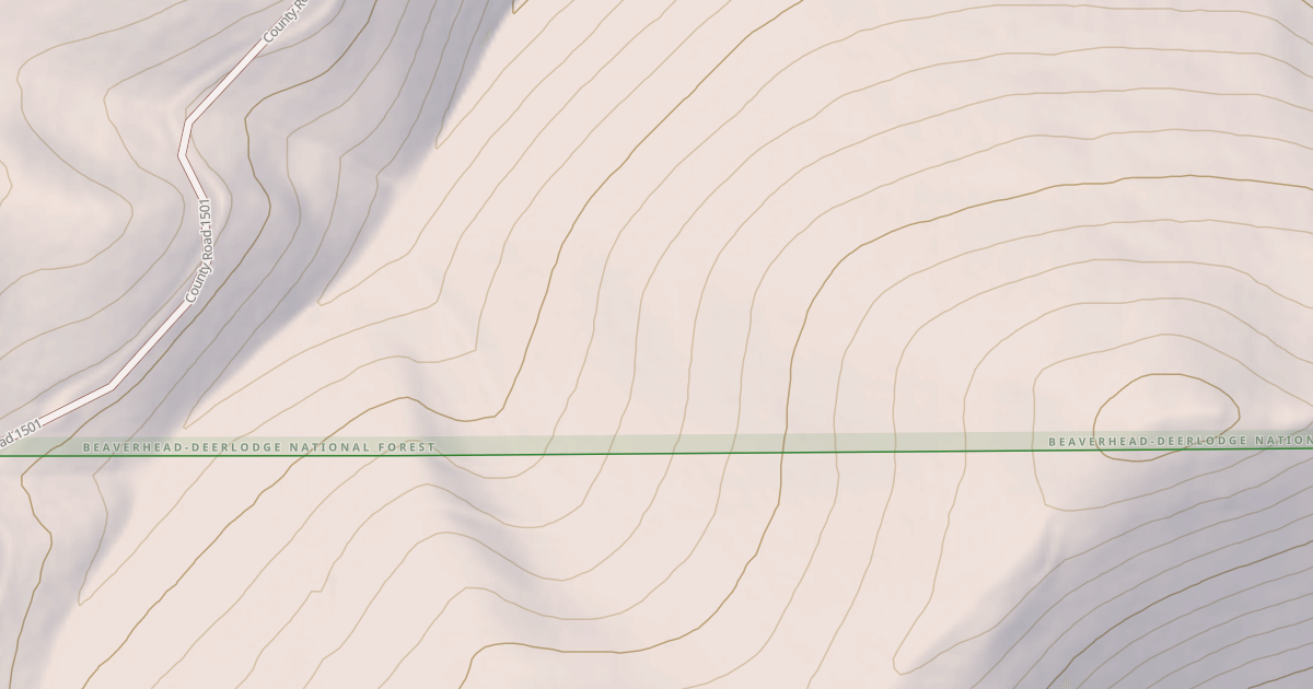 Map preview of PICKETT GULCH