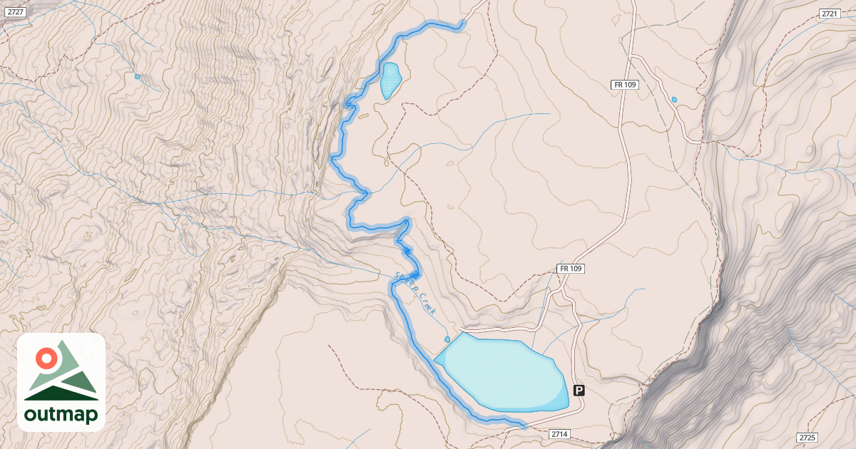 Map of Crane Lake Trail