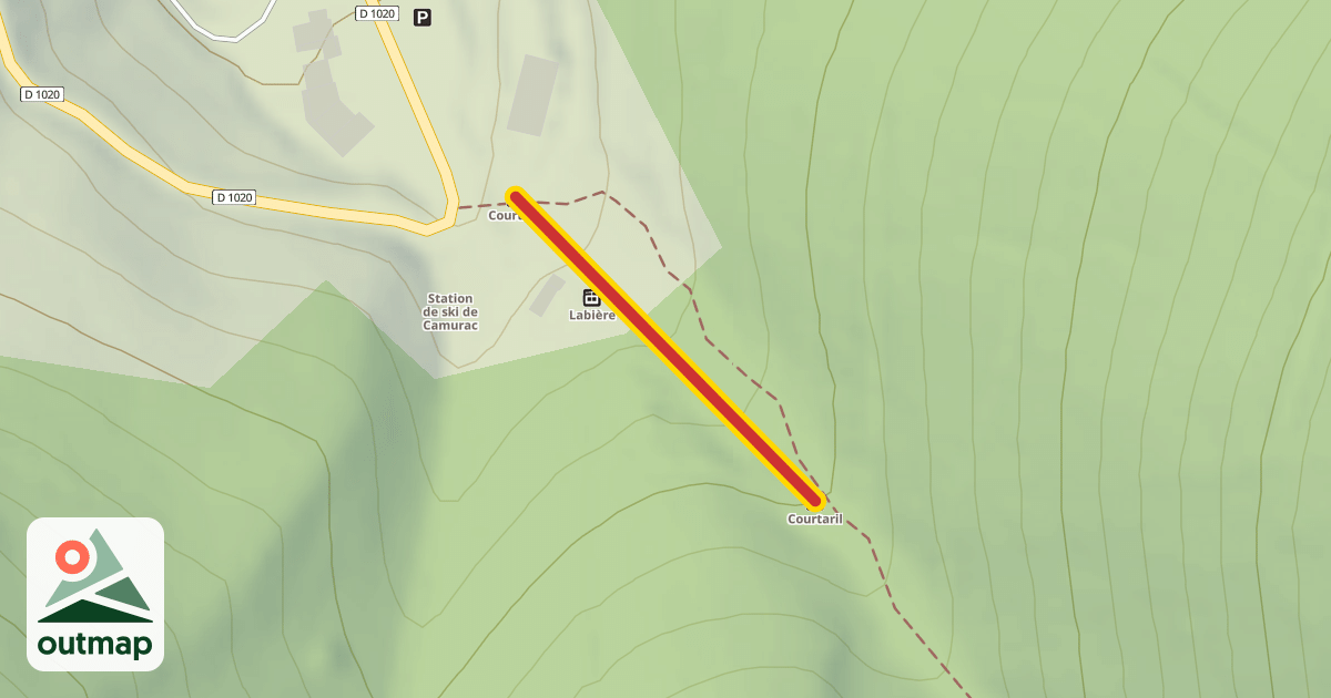 Map of Courtaril