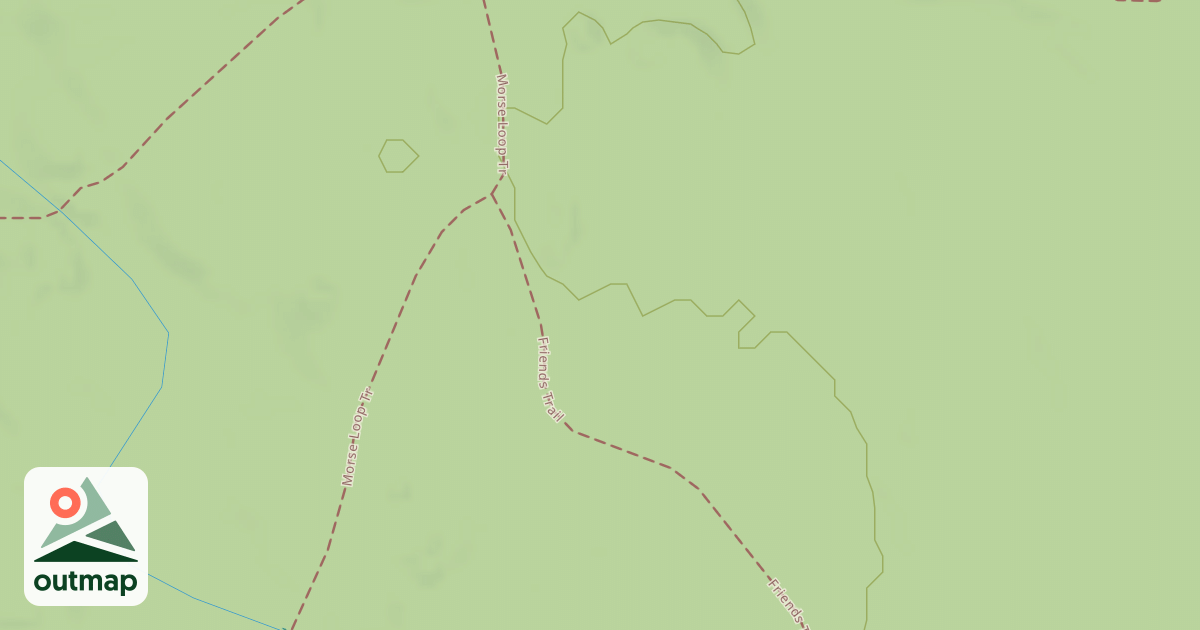 Map of Friend's Trail