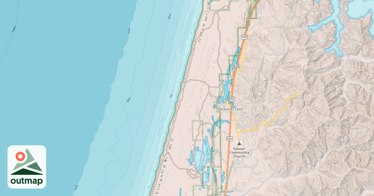 Map of USFS Motor Vehicle Use Map Trails 16224