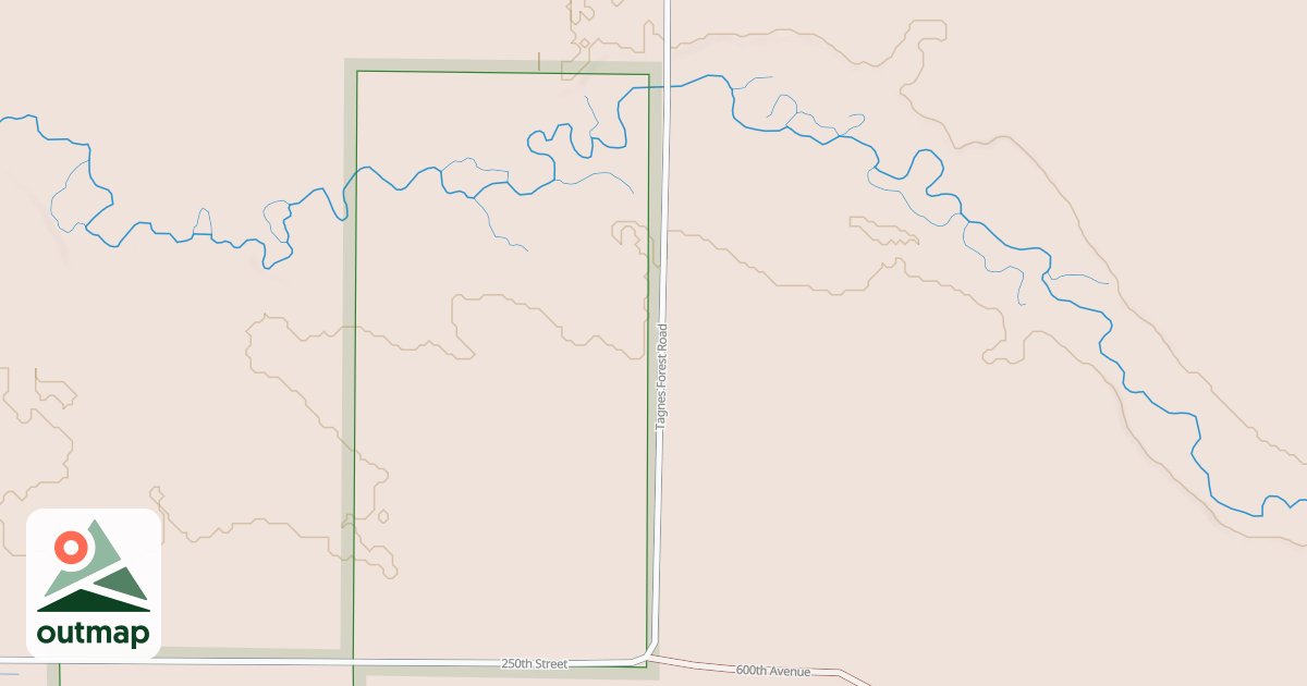 Map of Warroad/Roseau Trails