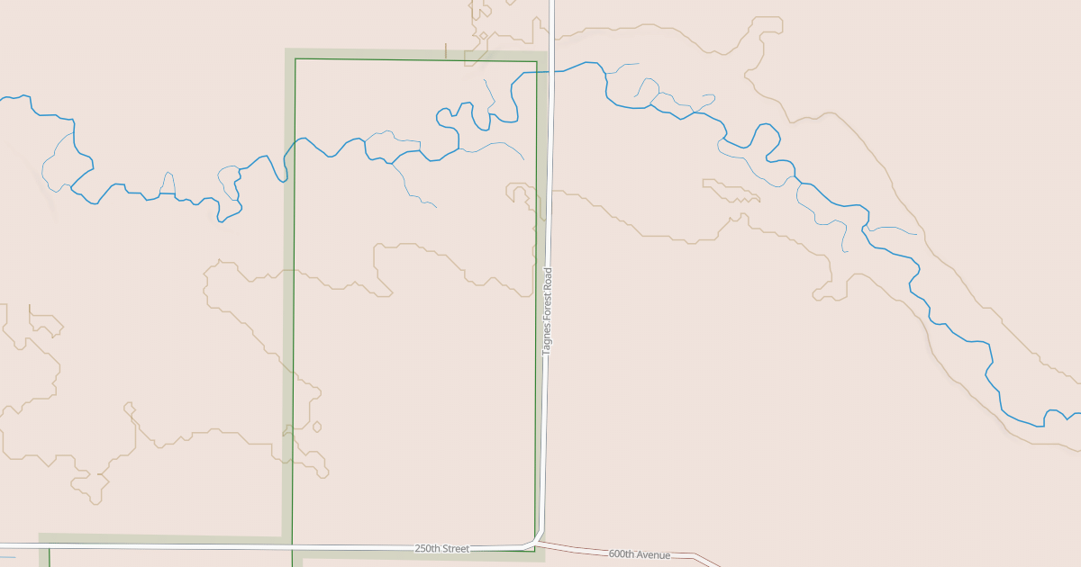 Map preview of Warroad/Roseau Trails