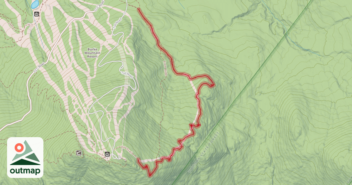 Map of DH Trail