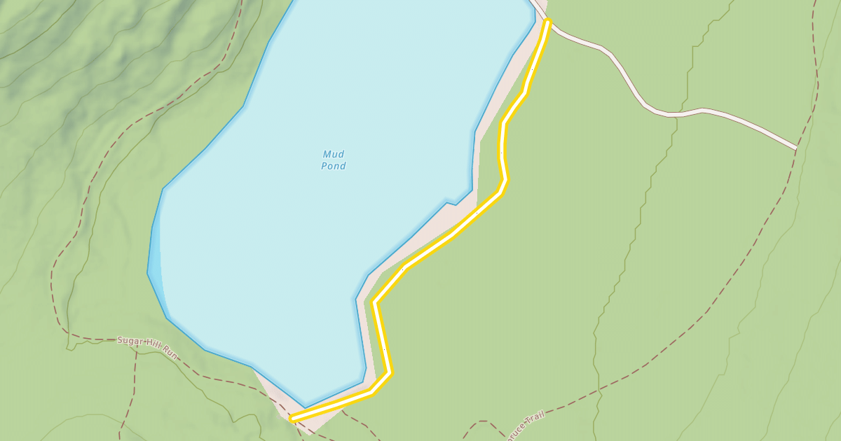 Map preview of Moose Pond Loop