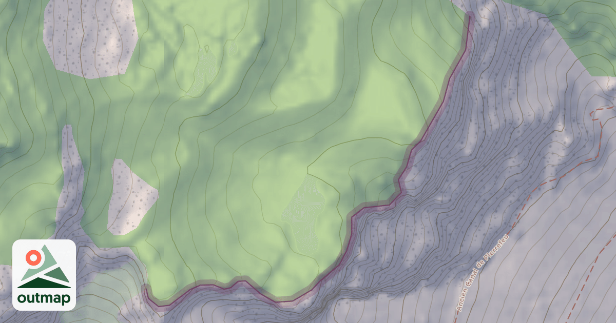 Map of Paroi des Lys