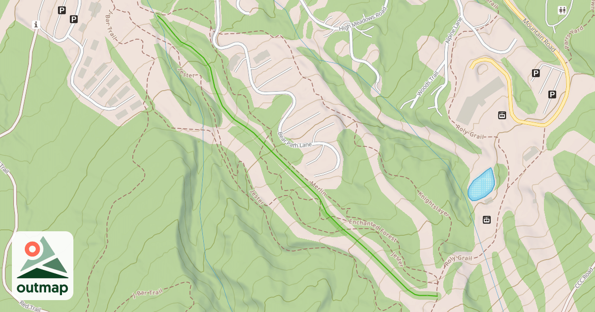 Map of Binney Lane