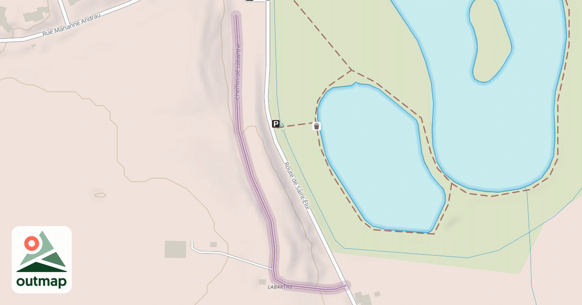 Map of Chemin de Labarthe
