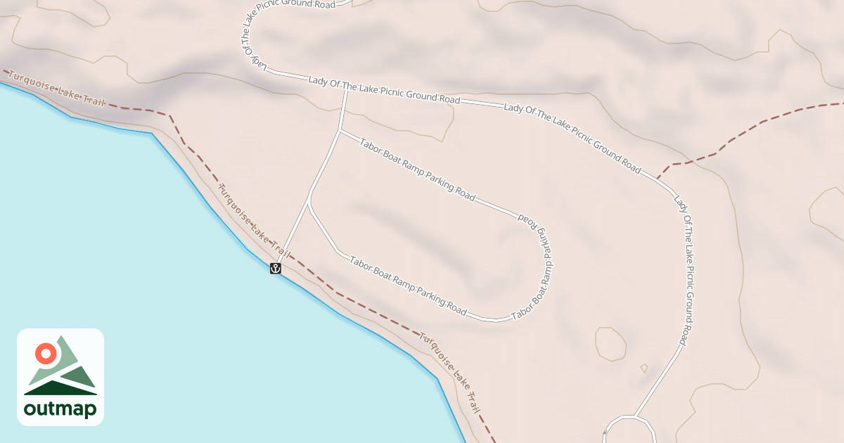 Map of TABOR BOAT RAMP PA