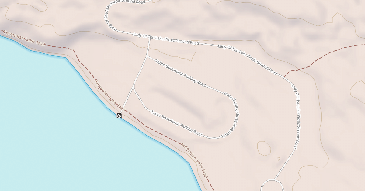 Map preview of TABOR BOAT RAMP PA