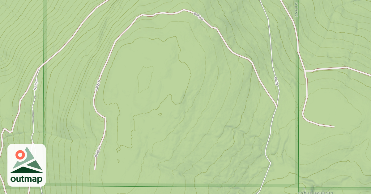 Map of BALDY B
