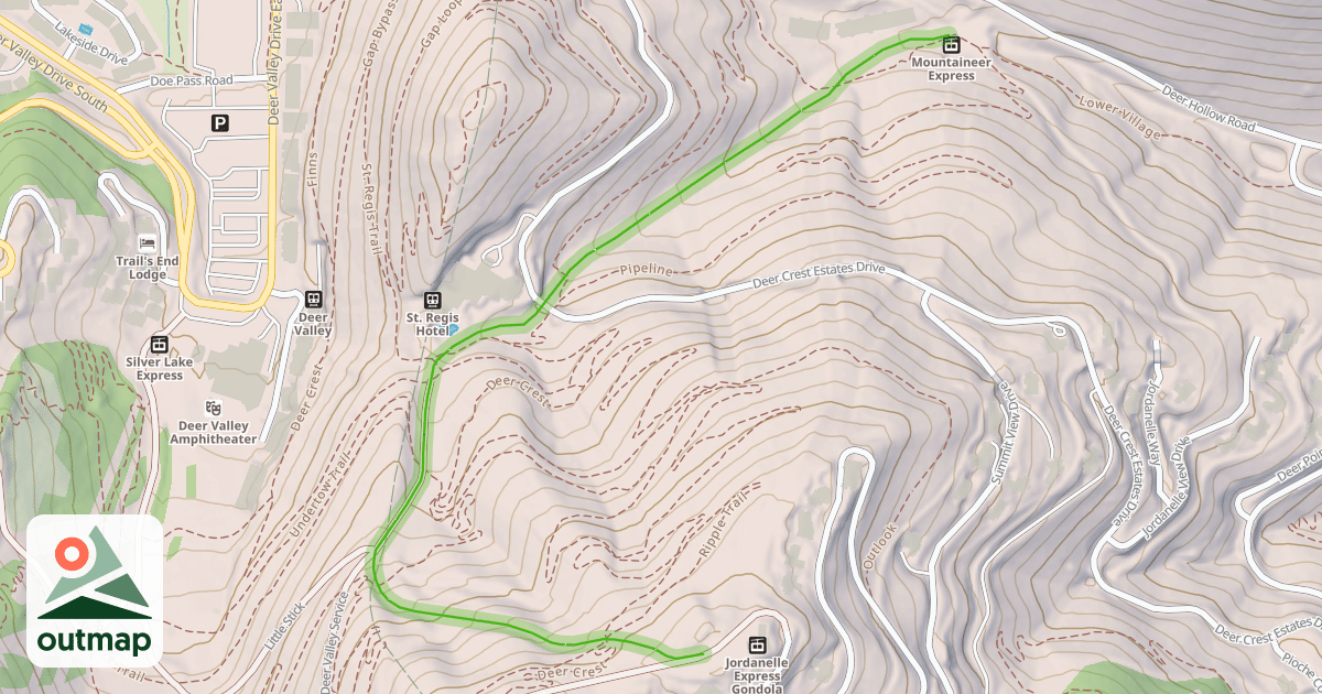 Map of Deer Hollow
