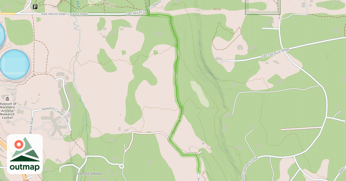 Map of Quintana Trail