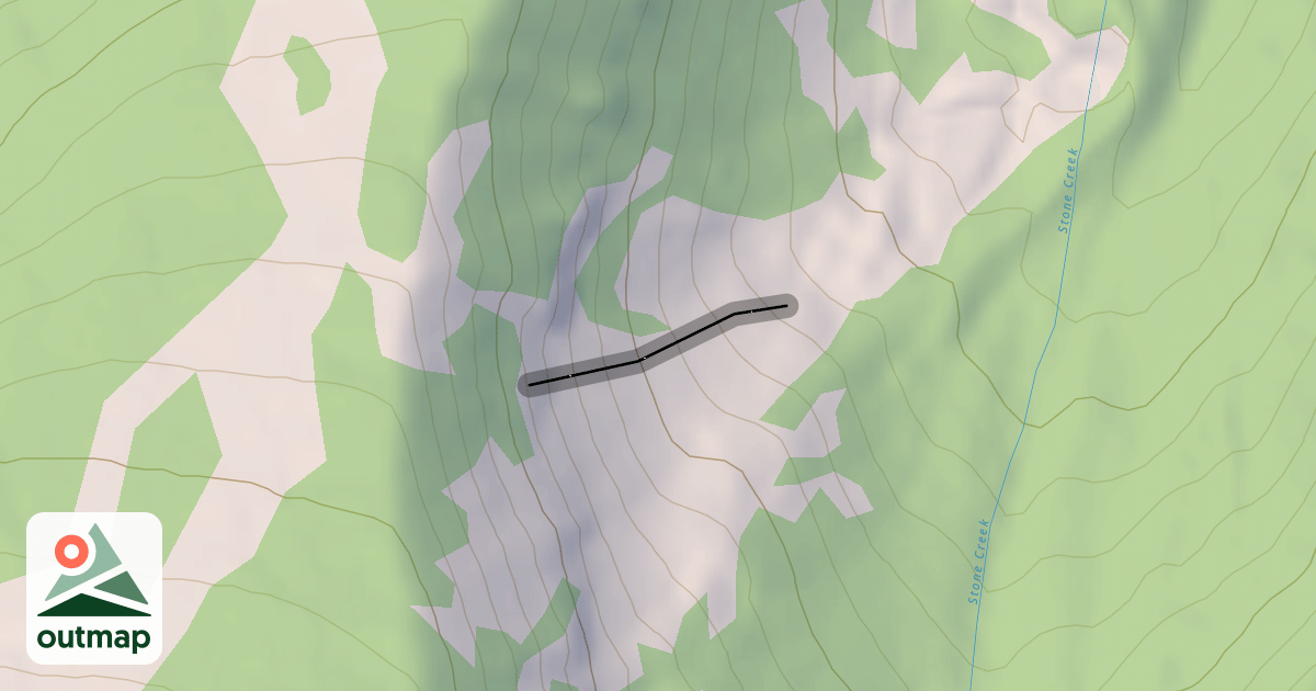 Map of Lower Stone Creek
