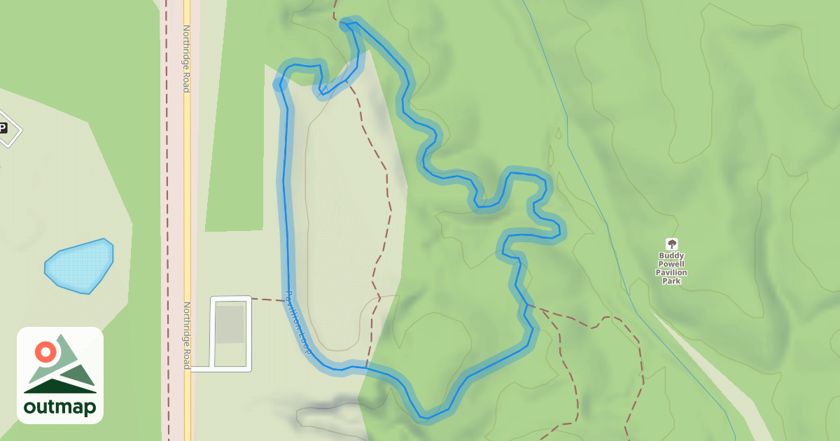 Map of Pavillion Loop