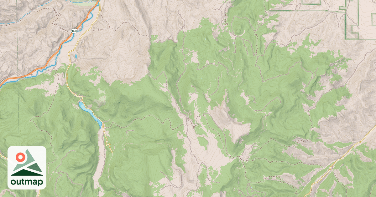 Map of WILLOW CR