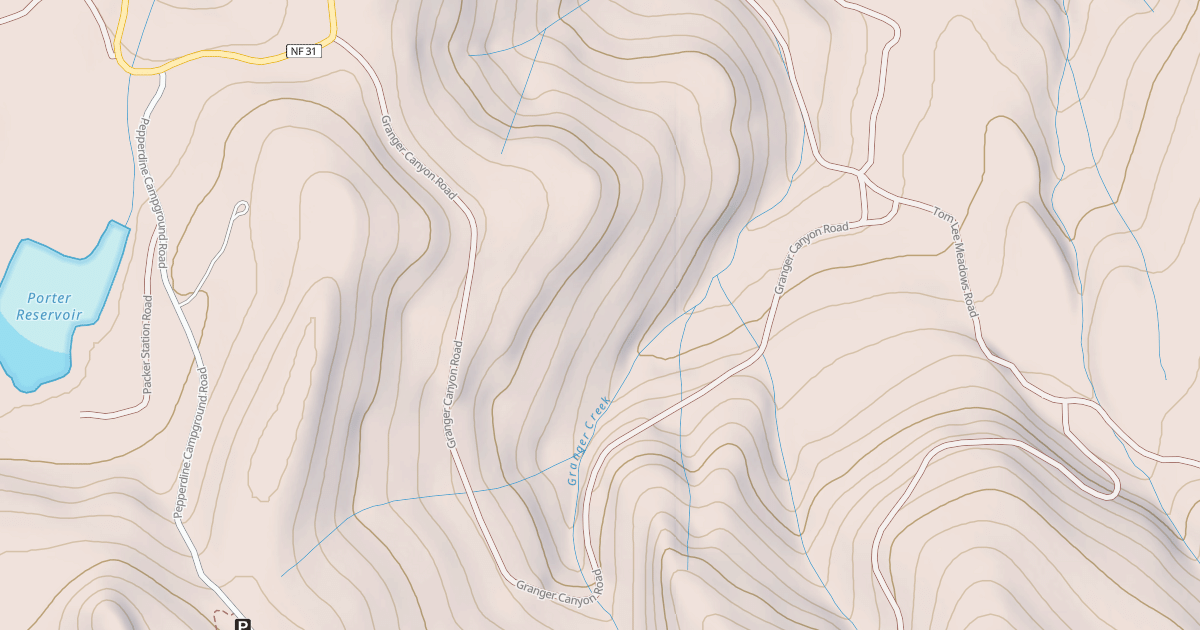 Map preview of GRANGER CANYON