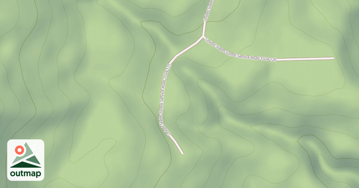 Map of USFS Motor Vehicle Use Map Roads {89F417B9-0C2B-4B49-AB05-61577DF5ABD4}