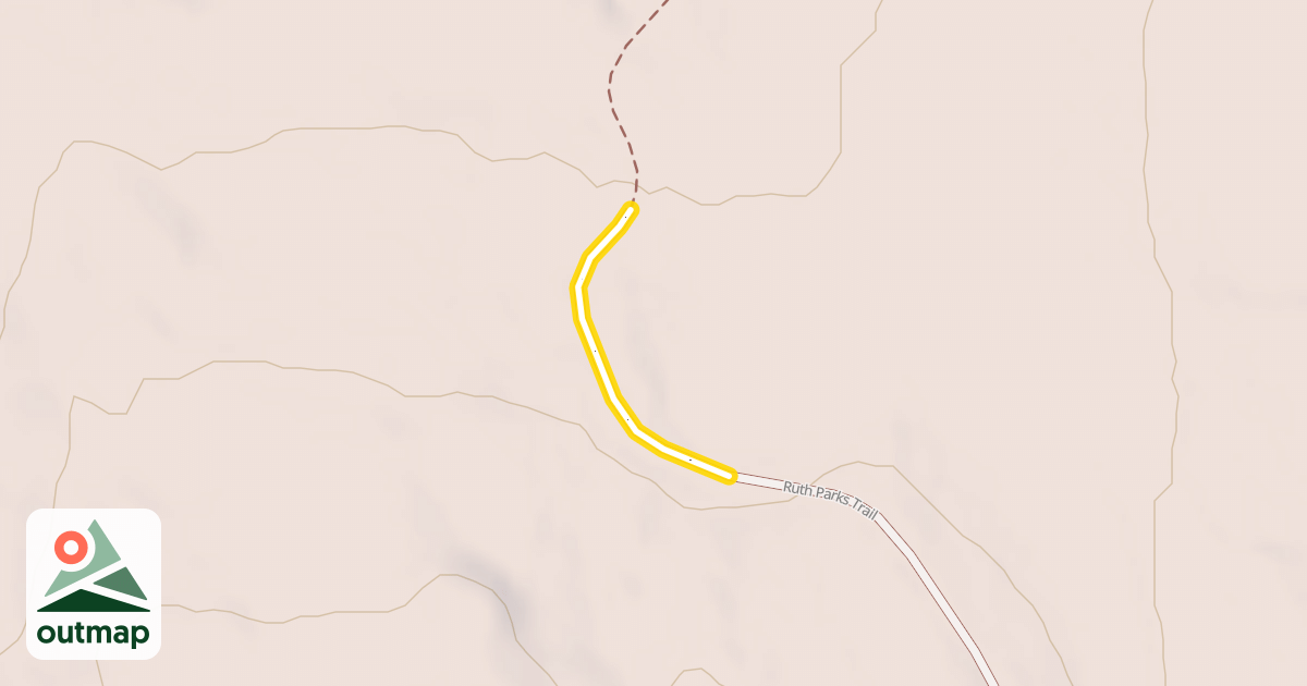 Map of Ruth Parks Trail - Cummins Pond Loop
