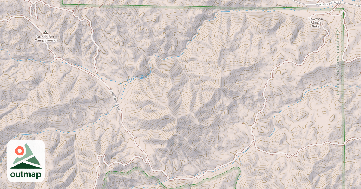 Map of 1 QUEEN BEE LOOP OHV