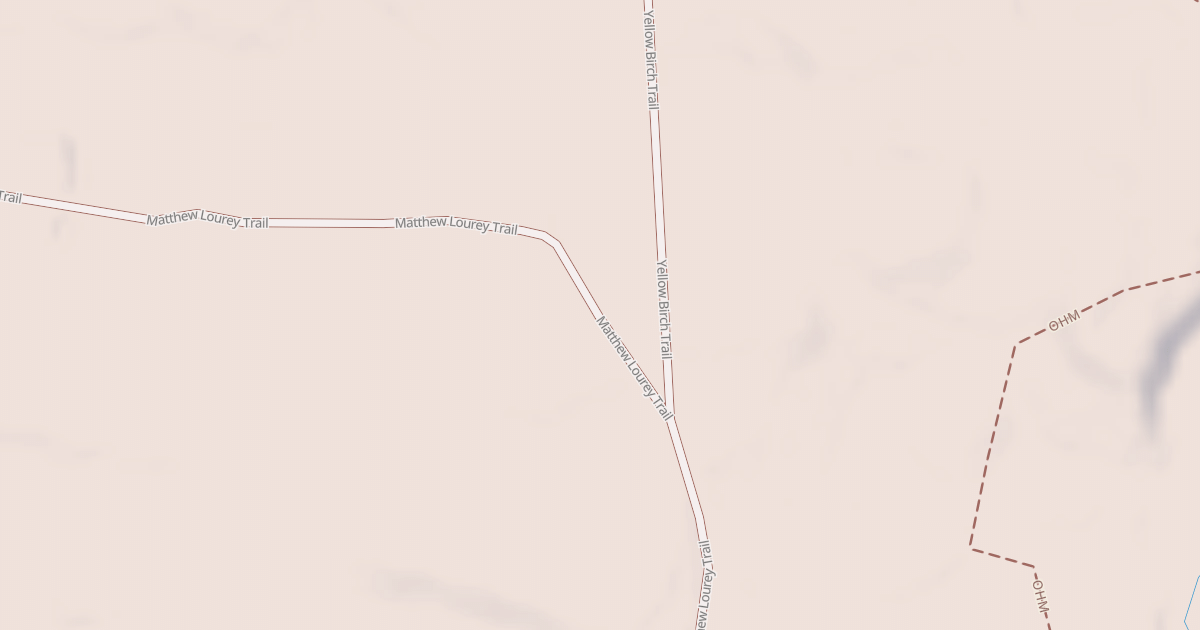 Map preview of Matthew Lourey State Trail