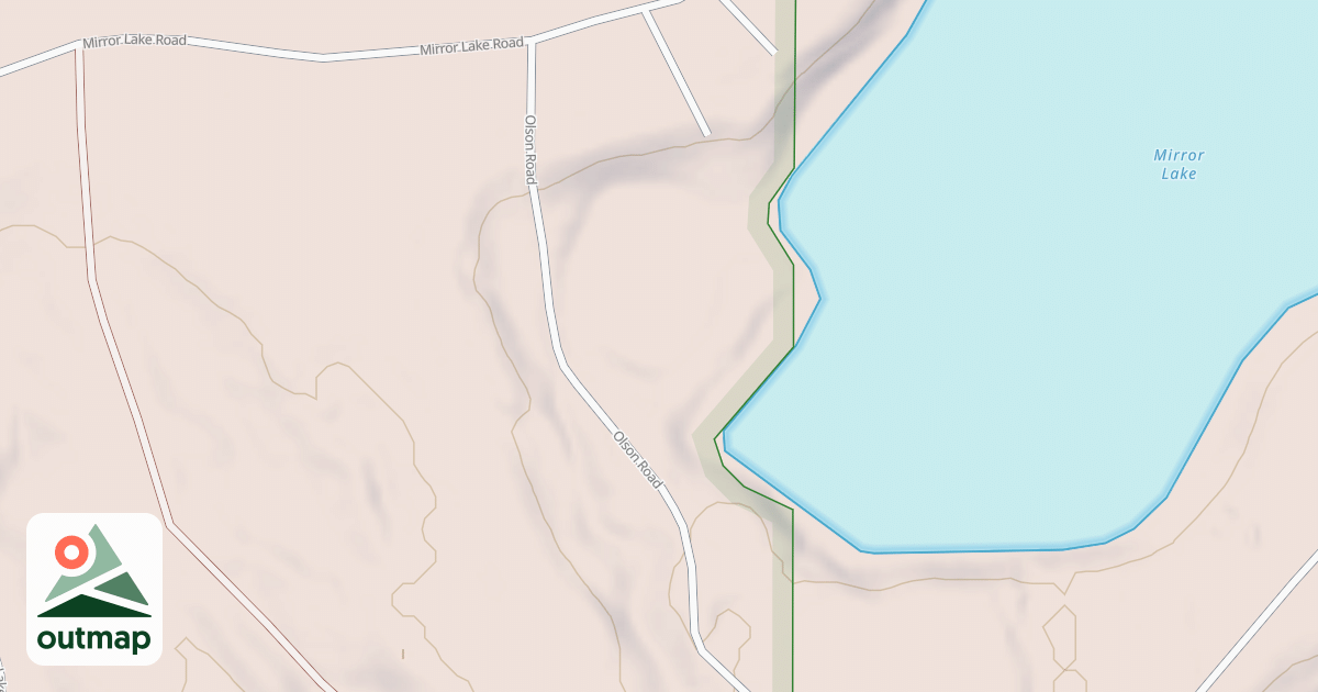 Map of MIRROR LAKE SPUR A