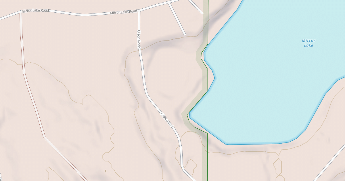 Map preview of MIRROR LAKE SPUR A