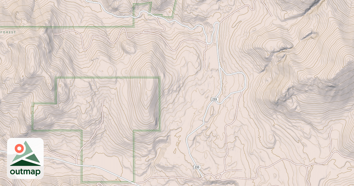 Map of OBRIEN CREEK