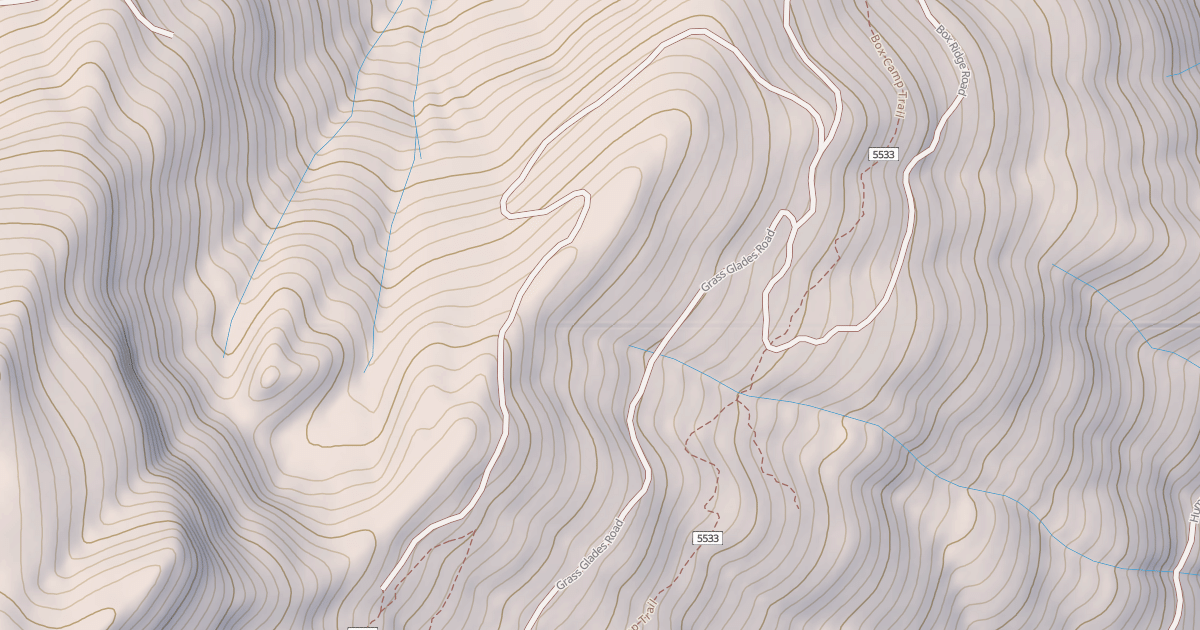 Map preview of BOX RIDGE