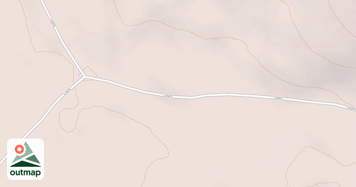 Map of Twin Lakes Road