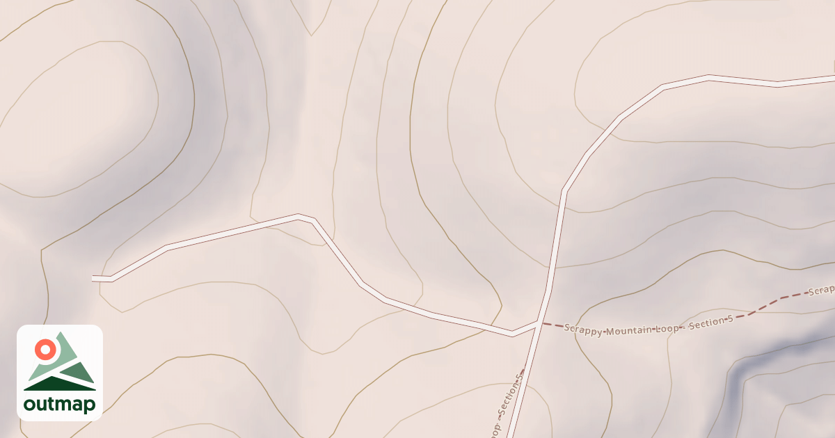 Map of USFS Motor Vehicle Use Map Roads {D8614FE0-1F4D-409C-9506-9D61285AD13C}