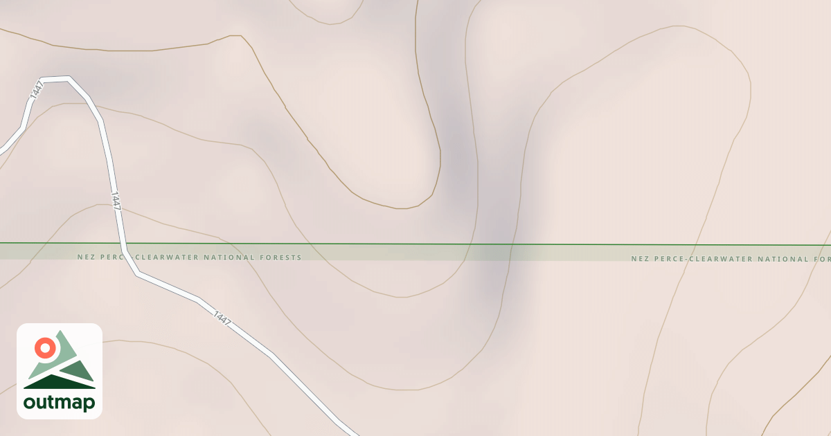Map of BUTTERFIELD CREEK Z