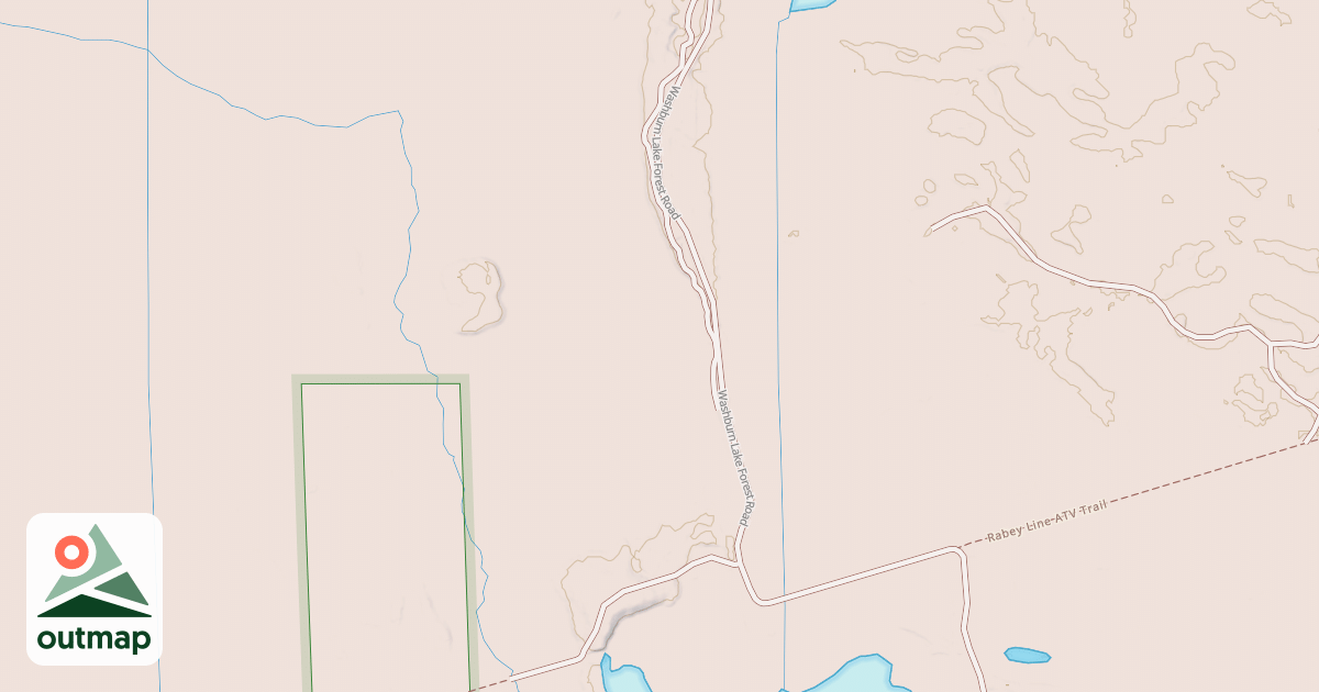 Map of UPM/Blandin Trail