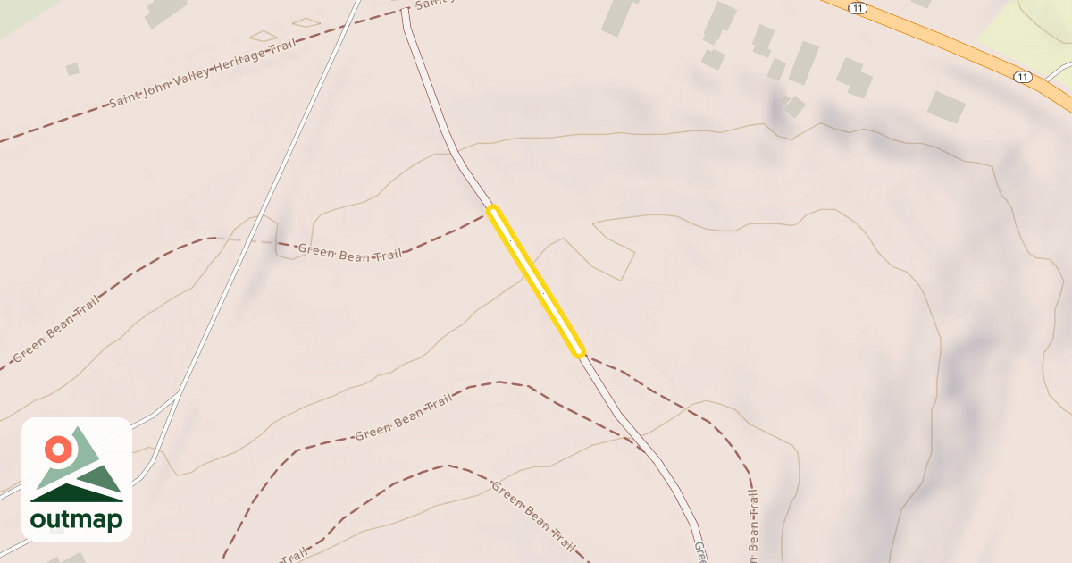 Map of Green Bean Trail